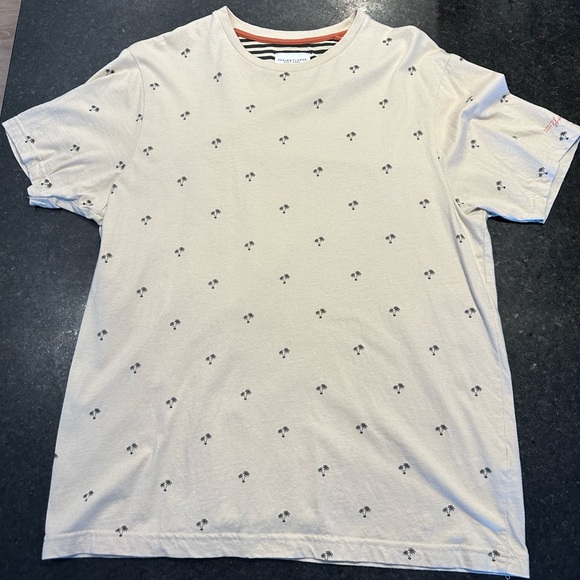 Denim & Flower Palm Tree Tee Size L - Picture 1 of 3